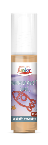 window paint 20 ml, – oranžová