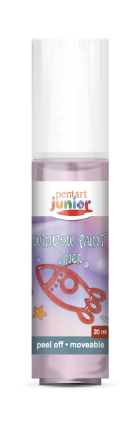 window paint 20 ml, – ružová
