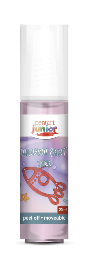 window paint 20 ml, – ružová