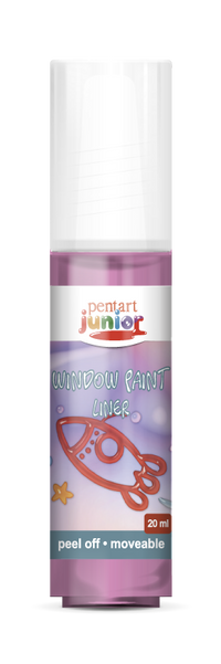 window paint 20 ml, – purpurová