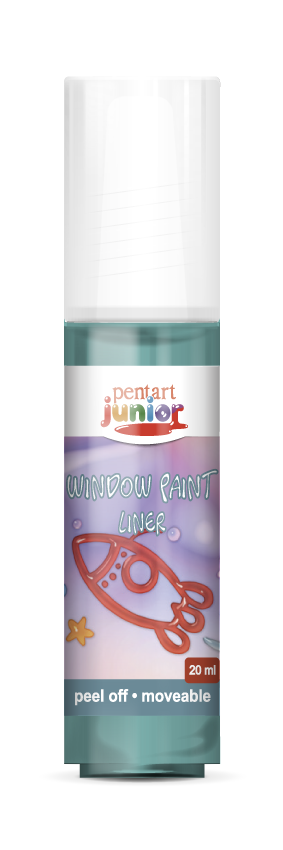 window paint 20 ml, – zelená