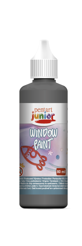 Kontúra na sklo Pentart 80 ml - čierna