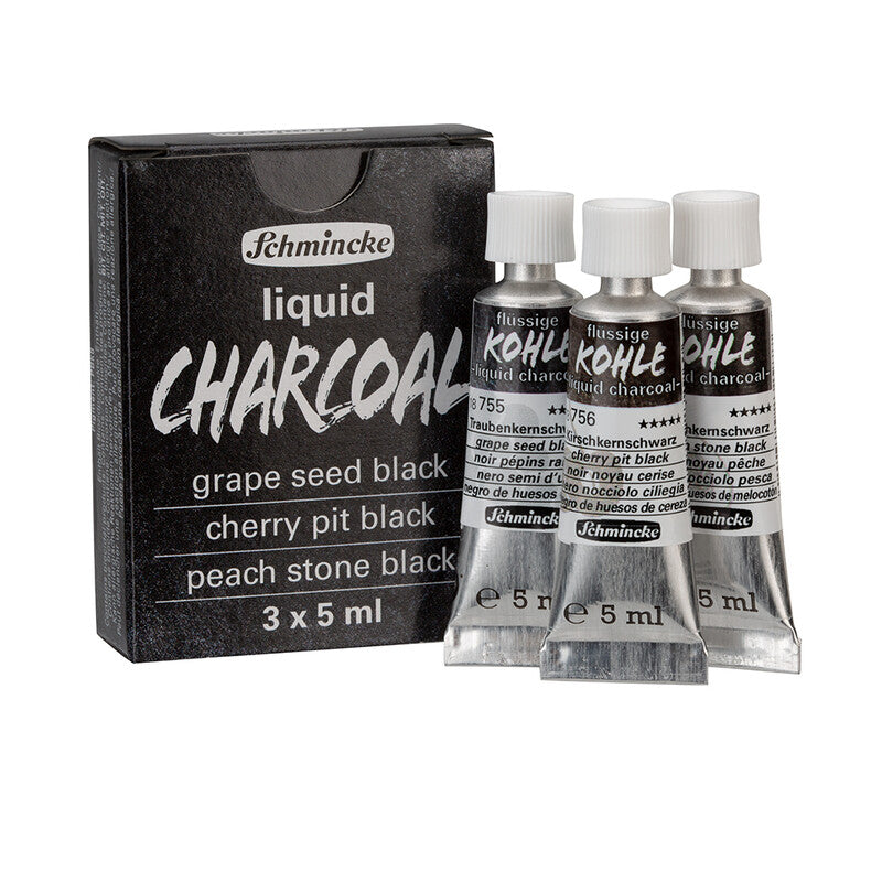 Tekutý uhlík Schmincke Trio liquid charcoal