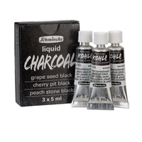 Tekutý uhlík Schmincke Trio liquid charcoal