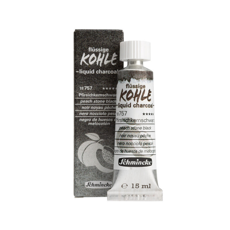 Umelecký pigment Schmincke 15 ml – Broskyňová čierna