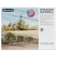 Drevený set akvarelových farieb Schmincke HORADAM Super Granulation – 50 x 1/2 panvička