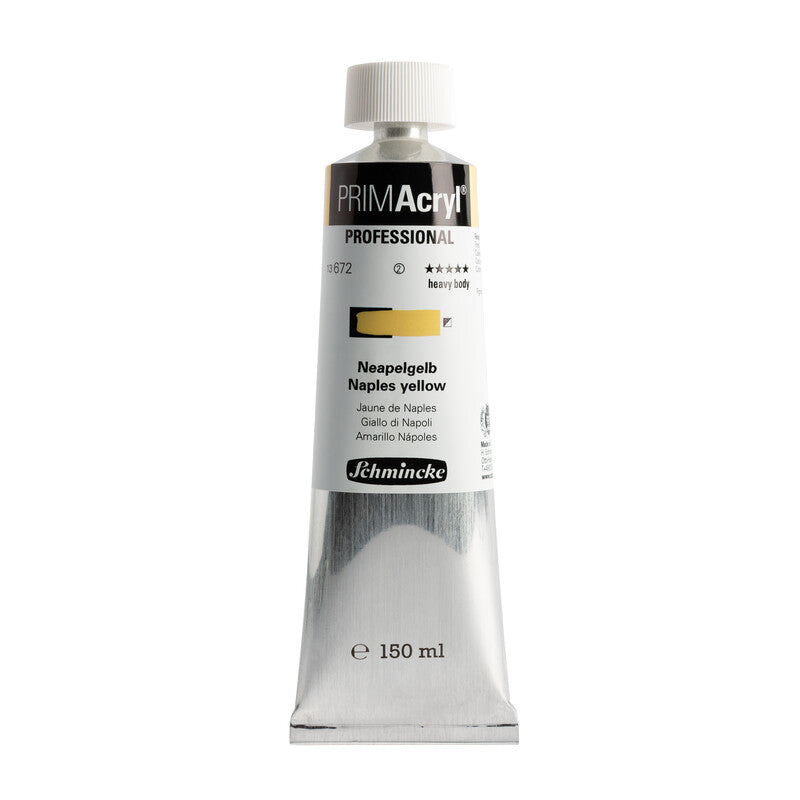 Akrylová farba Schmincke PRIMAcryl Professional 150 ml – 672 Neapolská žltá