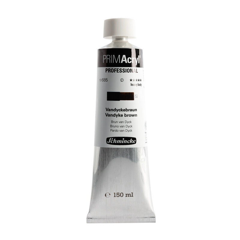 Akrylová farba Schmincke PRIMAcryl Professional 150 ml – 685 Van Dyckova hnedá