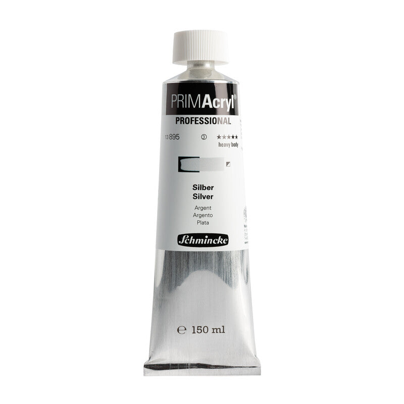 Akrylová farba Schmincke PRIMAcryl Professional 150 ml – 895 Strieborná