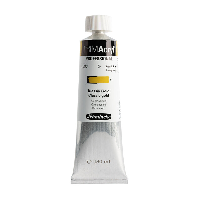 Akrylová farba Schmincke PRIMAcryl Professional 150 ml – 896 Klasická zlatá