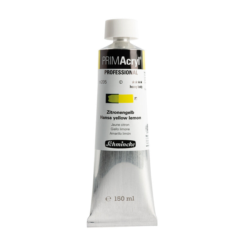 Akrylová farba Schmincke PRIMAcryl Professional 150 ml – 205 Hansa žltá citrónová