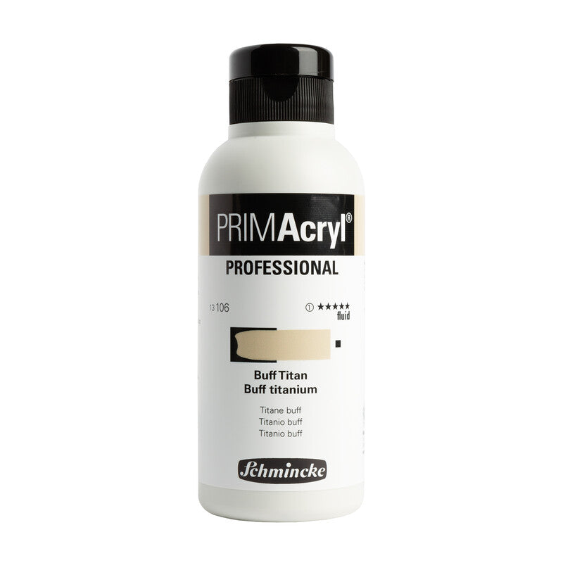 Akrylové farby Schmincke PRIMAcryl Professional 250 ml – 106 Titánová béžová tekutá
