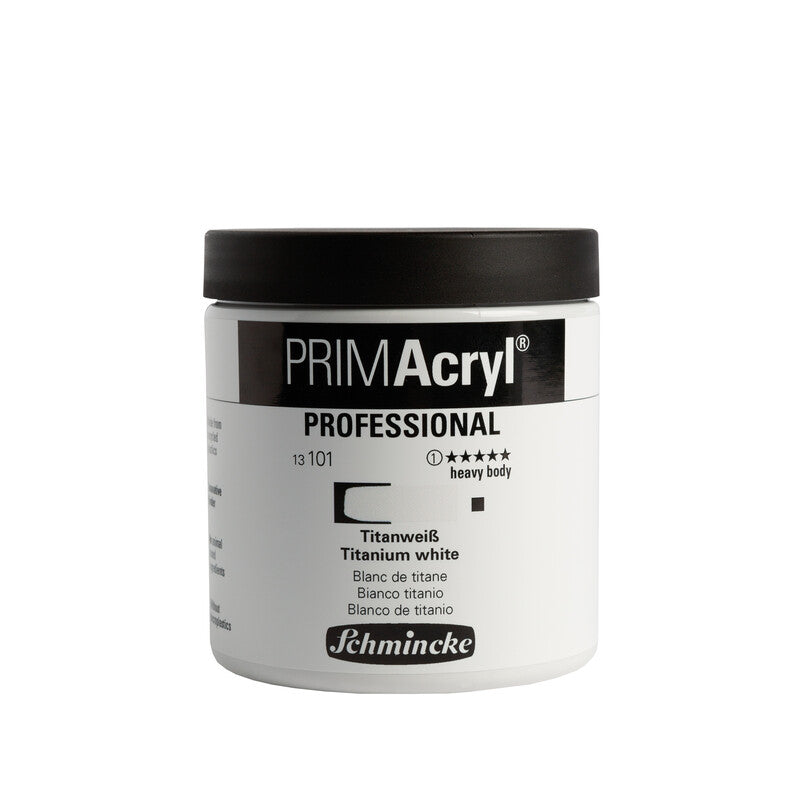 Akrylové farby Schmincke PRIMAcryl Professional 237 ml – 101 Titánová biela