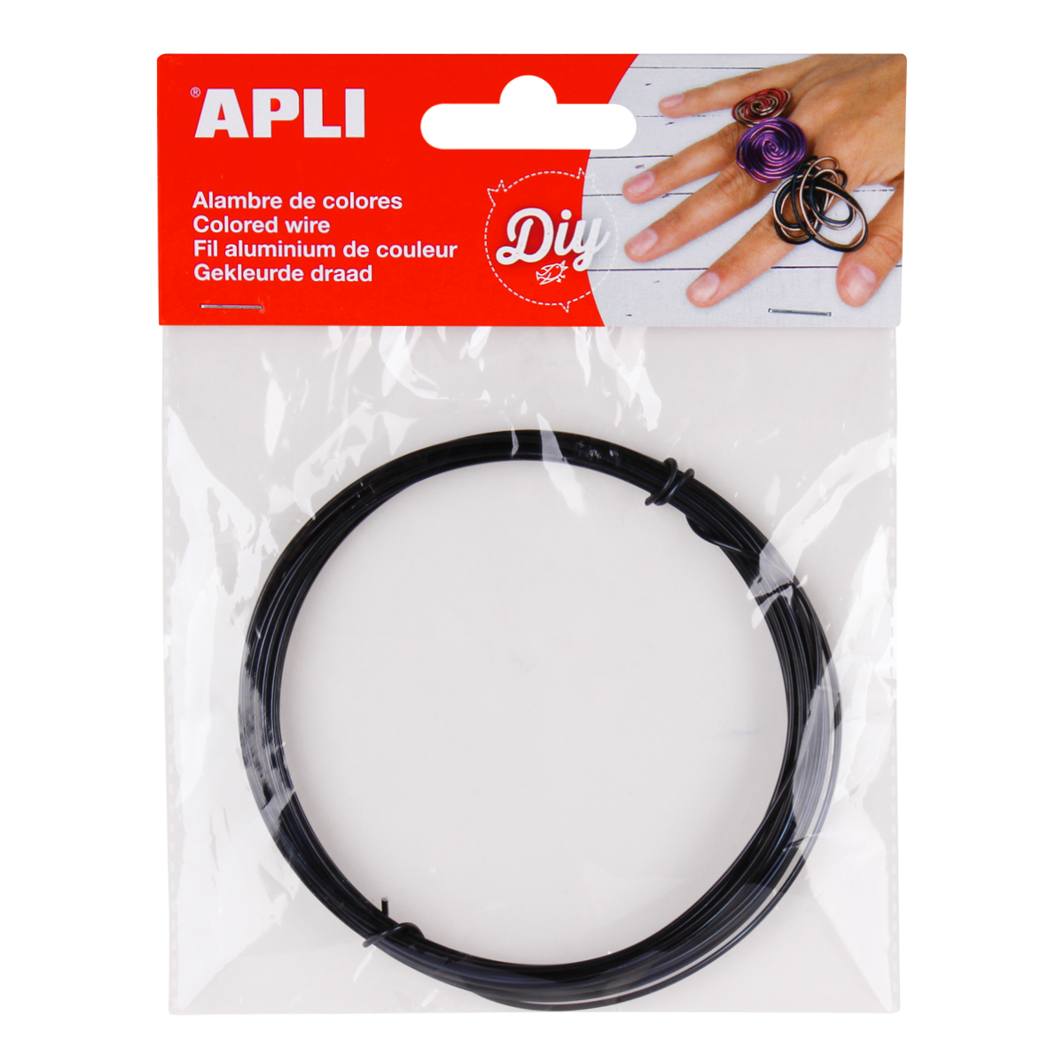 Modelovací drôt APLI 1,5 mm × 5 m – čierny
