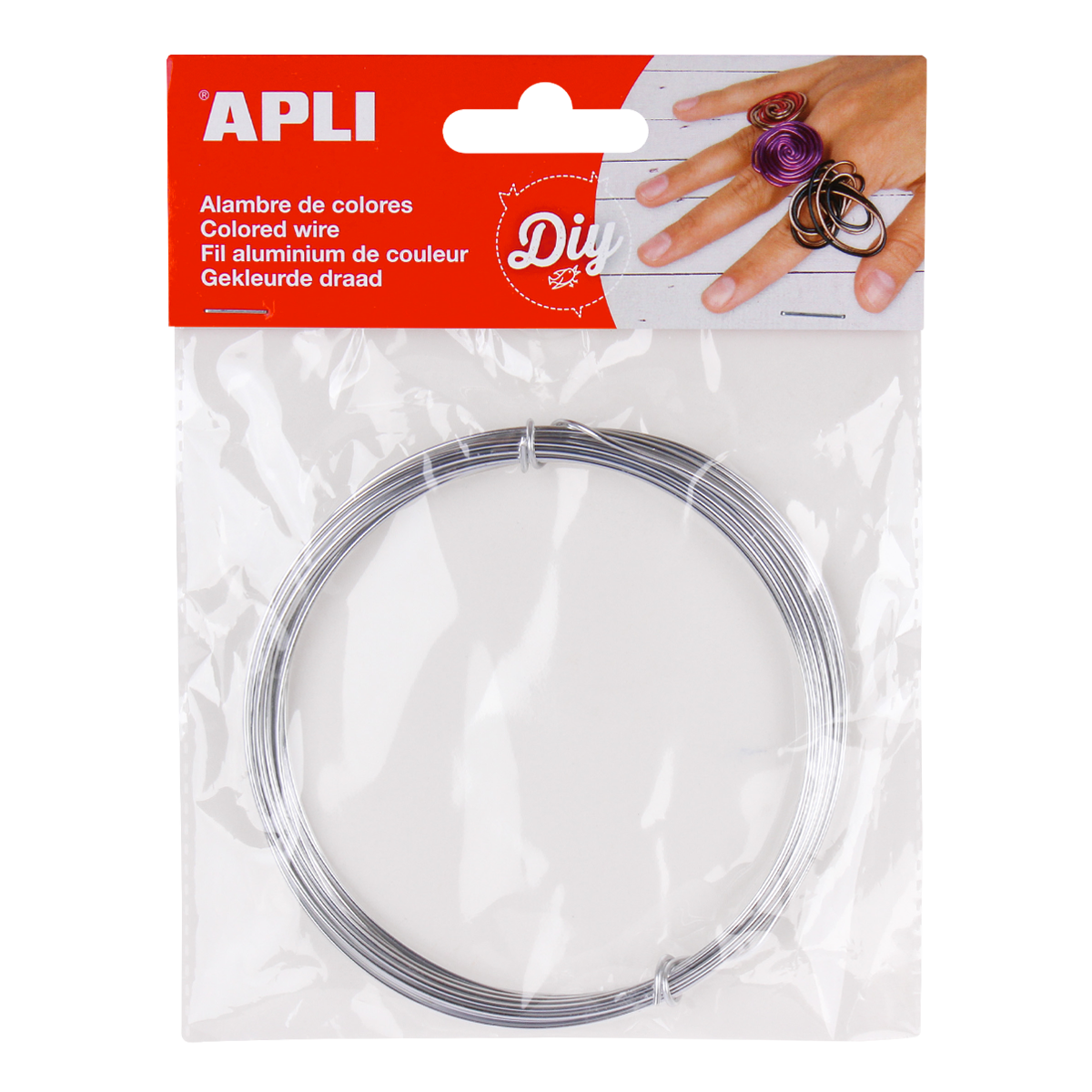 Modelovací drôt APLI 1,5 mm × 5 m – strieborný