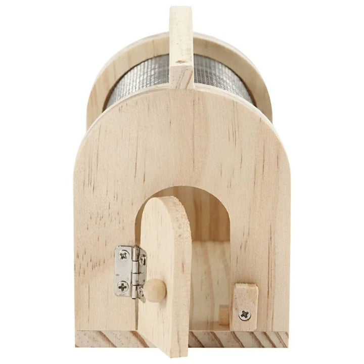 Drevená klietka na hmyz s kovovou sieťkou