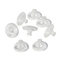 Gumové zarážky na napichovacie náušnice 10 mm - 10 párov