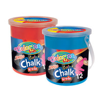 Farebné JUMBO kriedy na chodník Colorino 12 ks