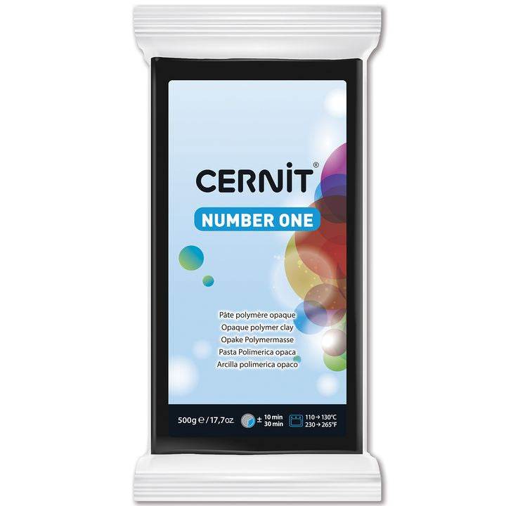 Polymérová hmota CERNIT Number One 500 g – čierna