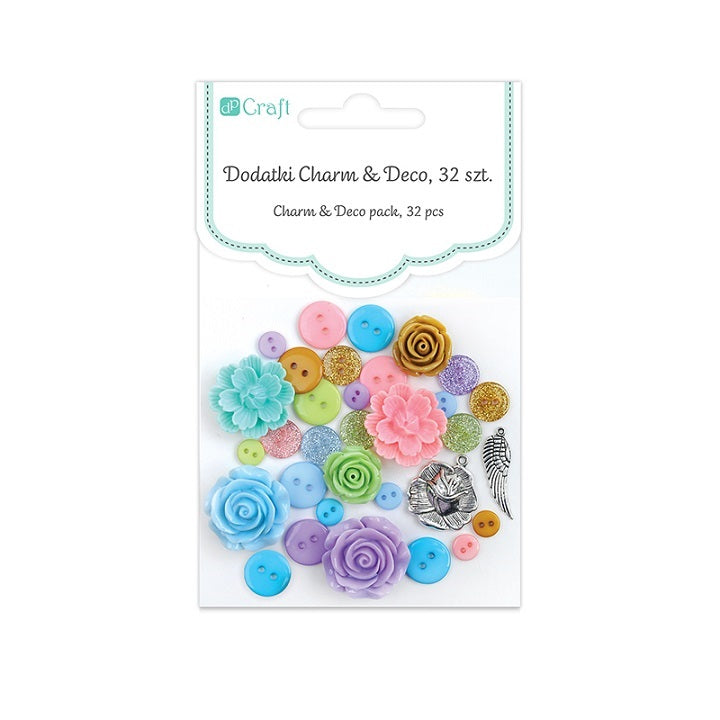 Dekoračné doplnky Charm & Deco So Pastel / 32 dielna sada