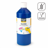 Lesklá polyvinylová farba Creall Gloss 500 ml – tmavomodrá
