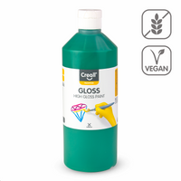 Lesklá polyvinylová farba Creall Gloss 500 ml – zelená