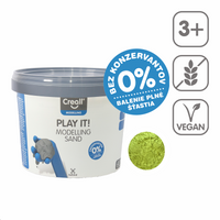 Modelovací piesok Creall Play it! 750 g v tégliku – žltý