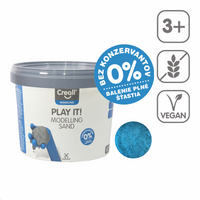 Modelovací piesok Creall Play it! 750 g v tégliku – modrý