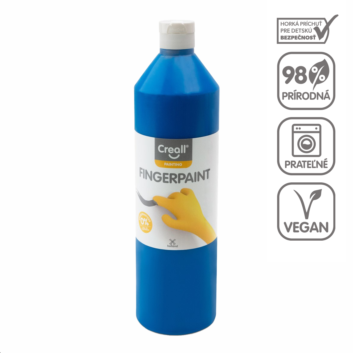 Prstová farba Creall - 750 ml – modrá