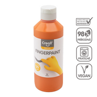Prstová farba Creall 250 ml – oranžová