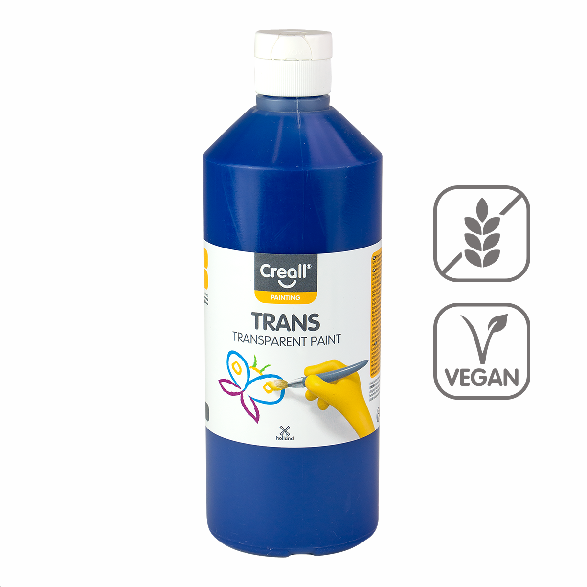 Transparentná farba Creall 500 ml – modrá