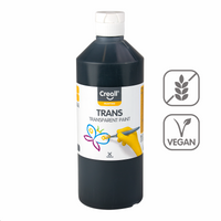 Transparentná farba Creall 500 ml – čierna