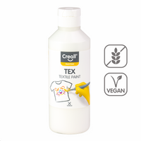 Farba na textil Creall Tex 250 ml – biela