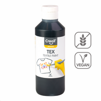 Farba na textil Creall Tex 250 ml – čierna