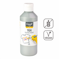 Farba na textil Creall Tex 250 ml – strieborná