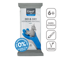 Samotvrdnúca modelovacia hmota Creall Do&Dry hypoalergénna 500 g – sivý cement