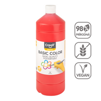 Temperová farba Creall 500 ml – svetločervená