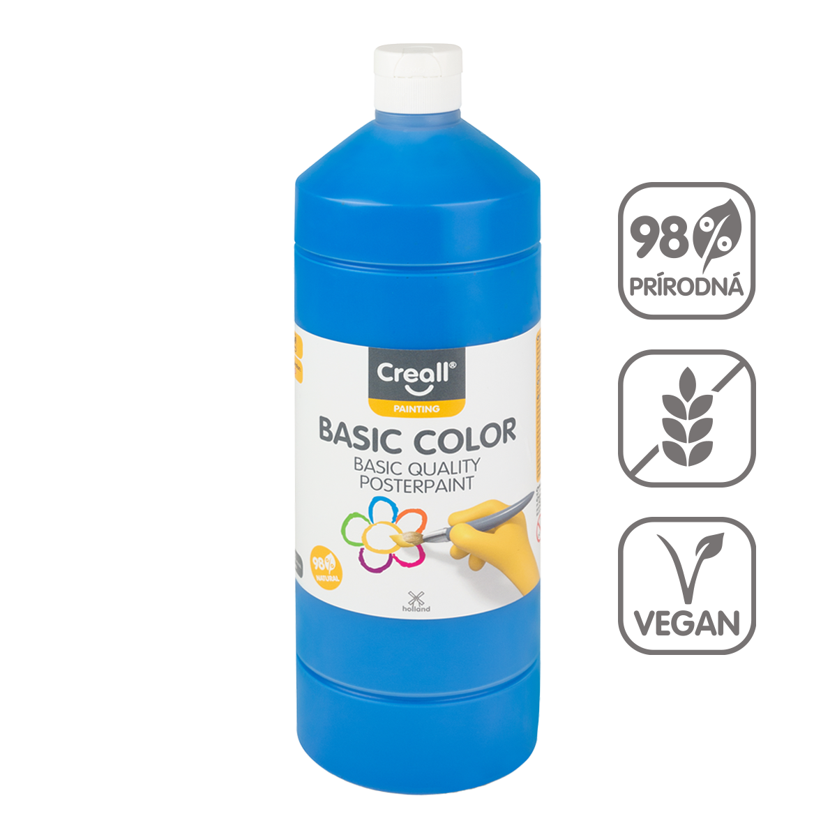 Temperová farba Creall 500 ml – modrá
