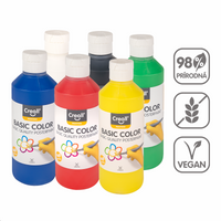 Temperové farby Creall – sada 6 × 250 ml, mix farieb