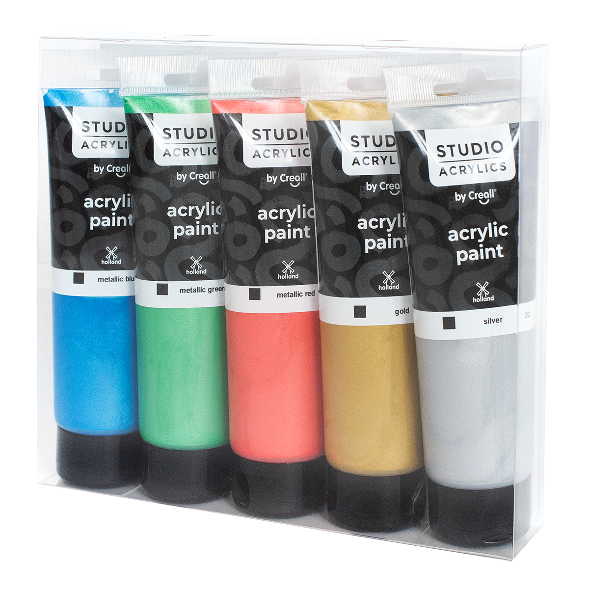 Creall súprava akrylových farieb Studio acrylics, 5 120 ml, mix