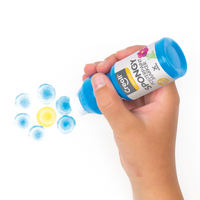 Súprava temperových farieb s hubkou Creall Spongy – 6 × 70 ml