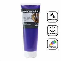 Akrylová farba Molenaer 250 ml – fialová