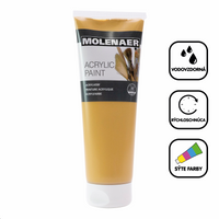 Akrylová farba Molenaer 250 ml – okrová
