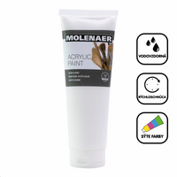 Akrylová farba Molenaer 250 ml – biela