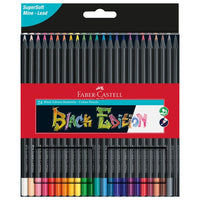 Farebné pastelky Faber-Castell Black Edition – set 24 ks