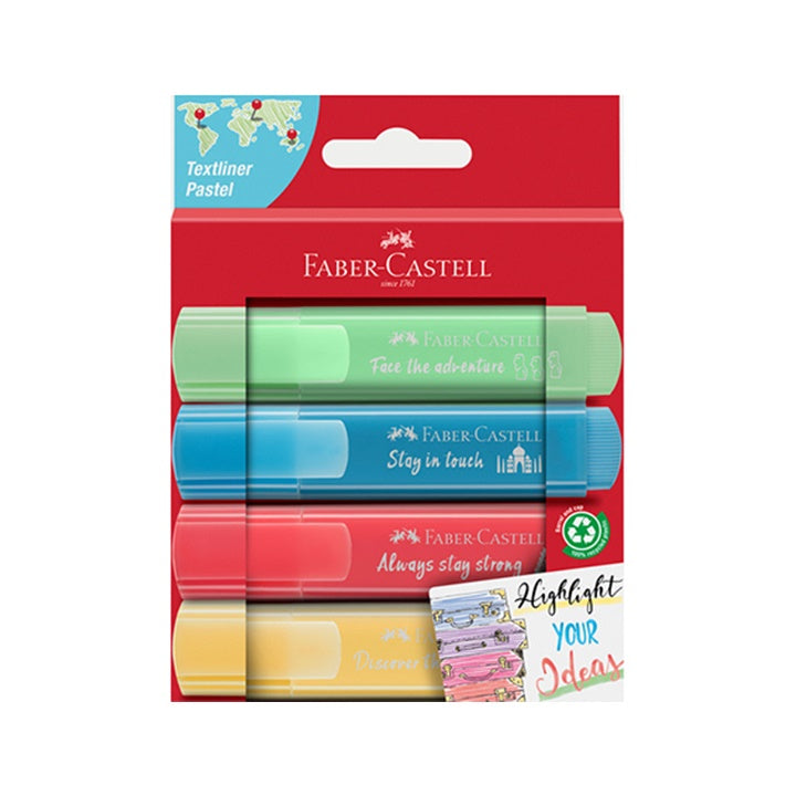 Faber Castell sada zvýrazňovačov 4 ks