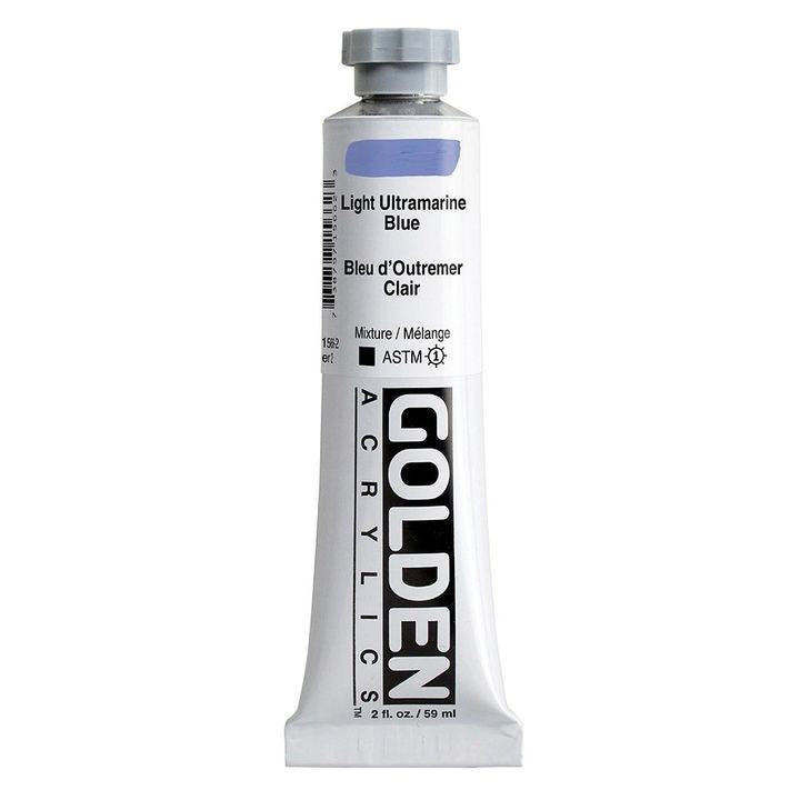 Akrylová farba GOLDEN Heavy Body 148 ml – 1566 svetlá ultramarinová modrá