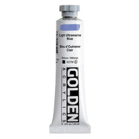 Akrylová farba GOLDEN Heavy Body 148 ml – 1566 svetlá ultramarinová modrá