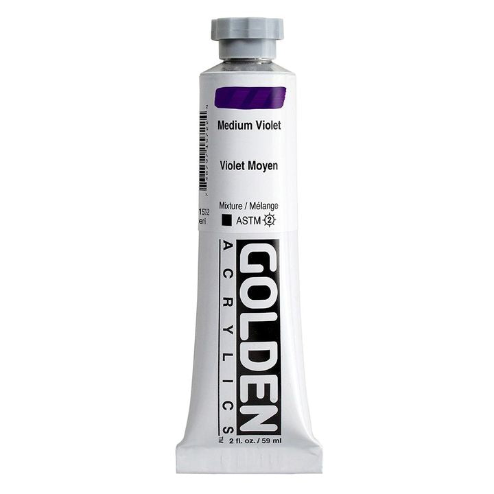 Akrylová farba GOLDEN Heavy Body 148 ml – 1572 medium fialová