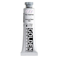 Akrylová farba GOLDEN Heavy Body 148 ml – 1573 titánová fialová bledá